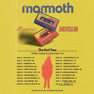 Mammoth to perform at Wind Creek in Bethlehem, PA in March 2026
