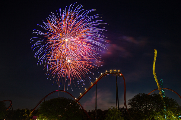 Dorney Park Independence Day celebrations, Allentown, Pennsylvania